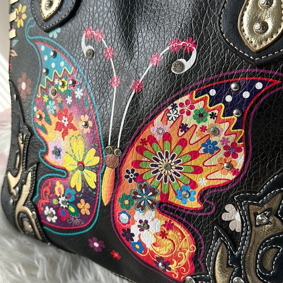 Leather Cowgirl Trendy Gorgeous shoulder Bag - Picture 2 of 5